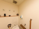 清潔で広々としたトイレスペース