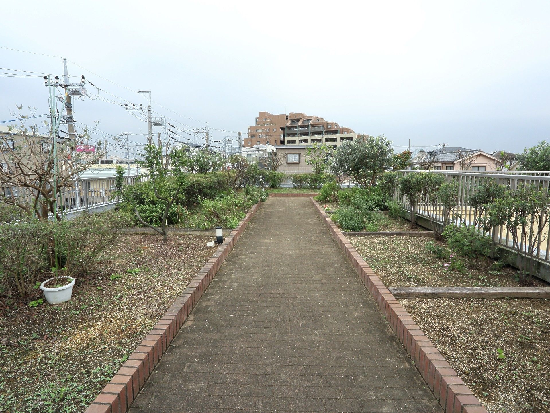 「ライフコミューンふじみ野」屋上庭園。植物をお育てください。