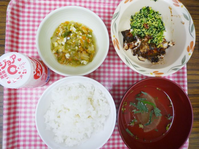 バランスの良い食事提供