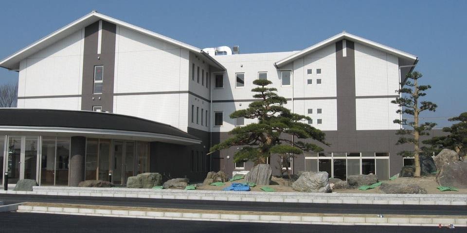 ゆとりある施設外観