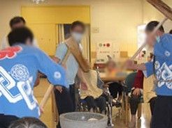 餅つきイベントの様子