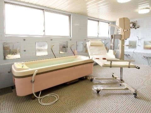 ライフコミューン市ヶ尾の機械浴室。充実した浴室環境を整えております。ご負担の少ないご入浴が出来ます。