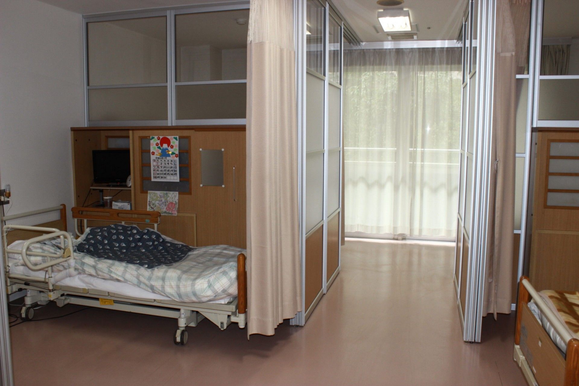 快適な個室の様子