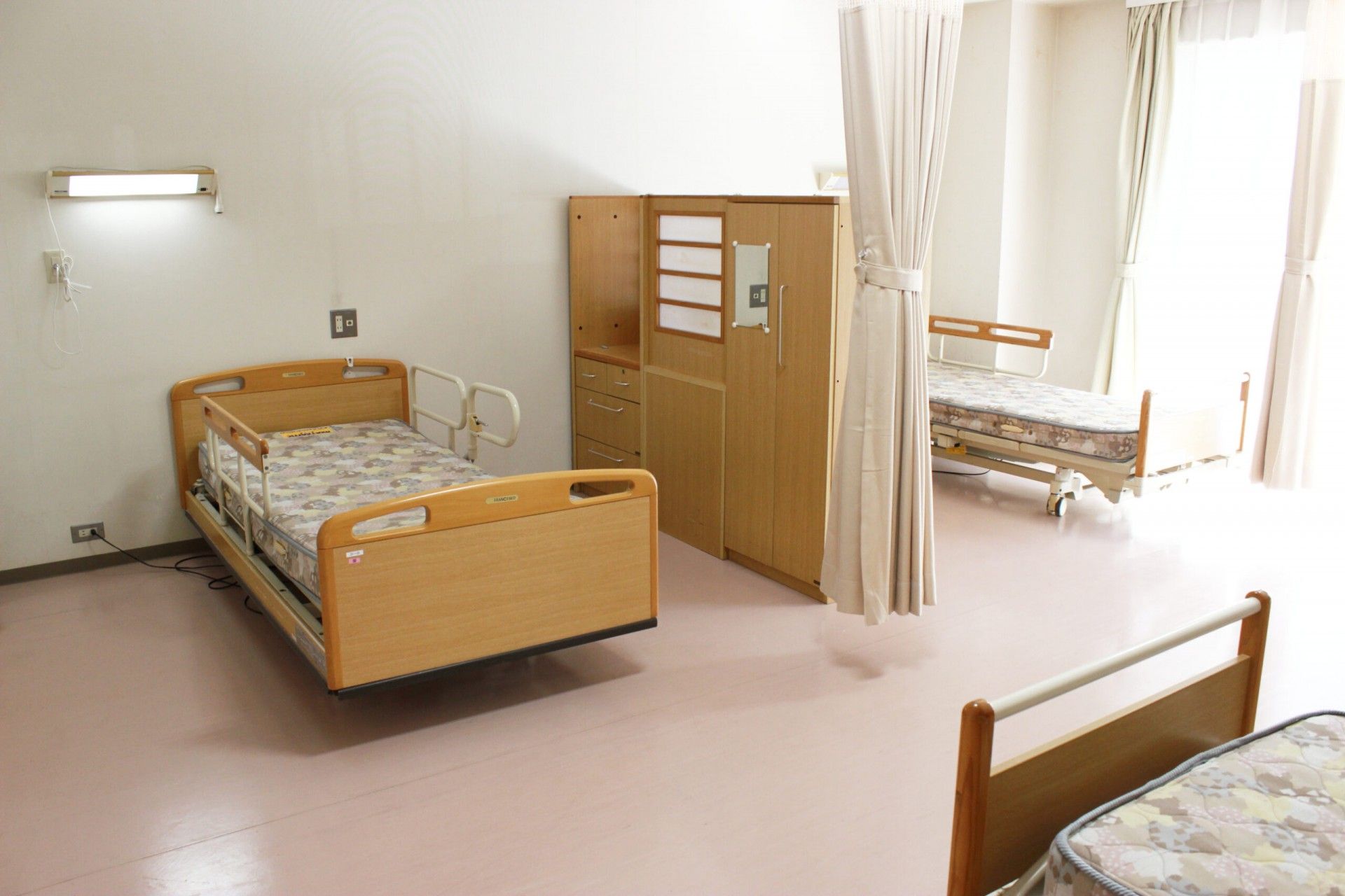 快適な個室の寝室