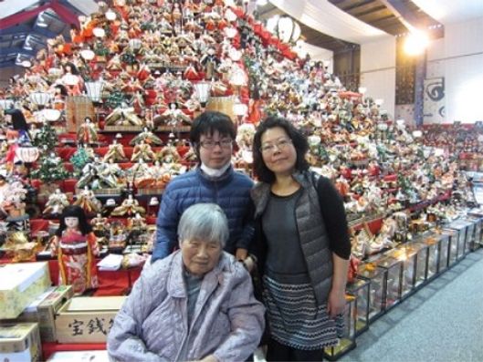 ご入居者様とスタッフ３