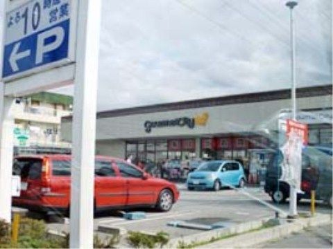 郊外型のスーパーマーケットであり、広い駐車場がある。歩道から店内まで段差はない。夜10時まで営業しており、利便性は高い。