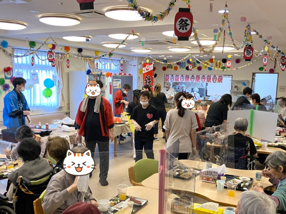 利用者様のコミュニケーションの場