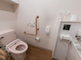 バリアフリーのトイレ設備が整った部屋