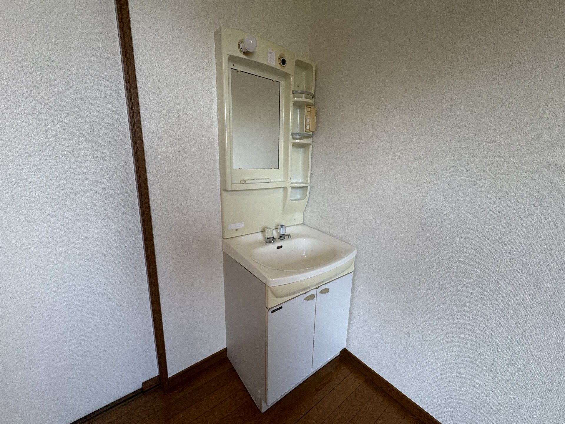 洗面台のある一角