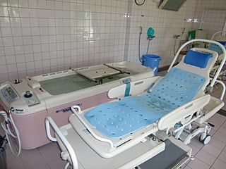 清潔な浴室設備