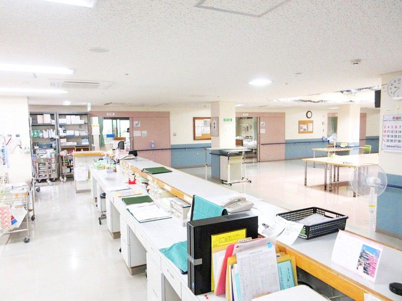 ゆったりとしたナースステーション