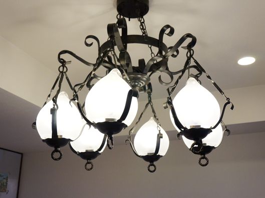 応接スペース照明