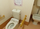 バリアフリーのトイレ空間