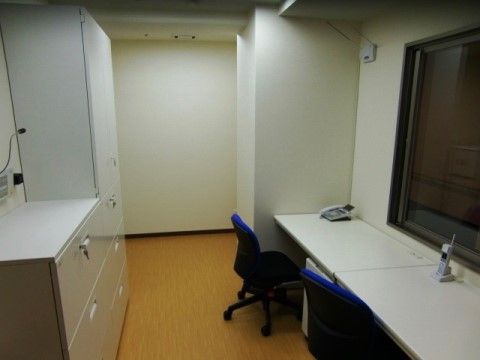 スタッフが配置される専用の部屋。