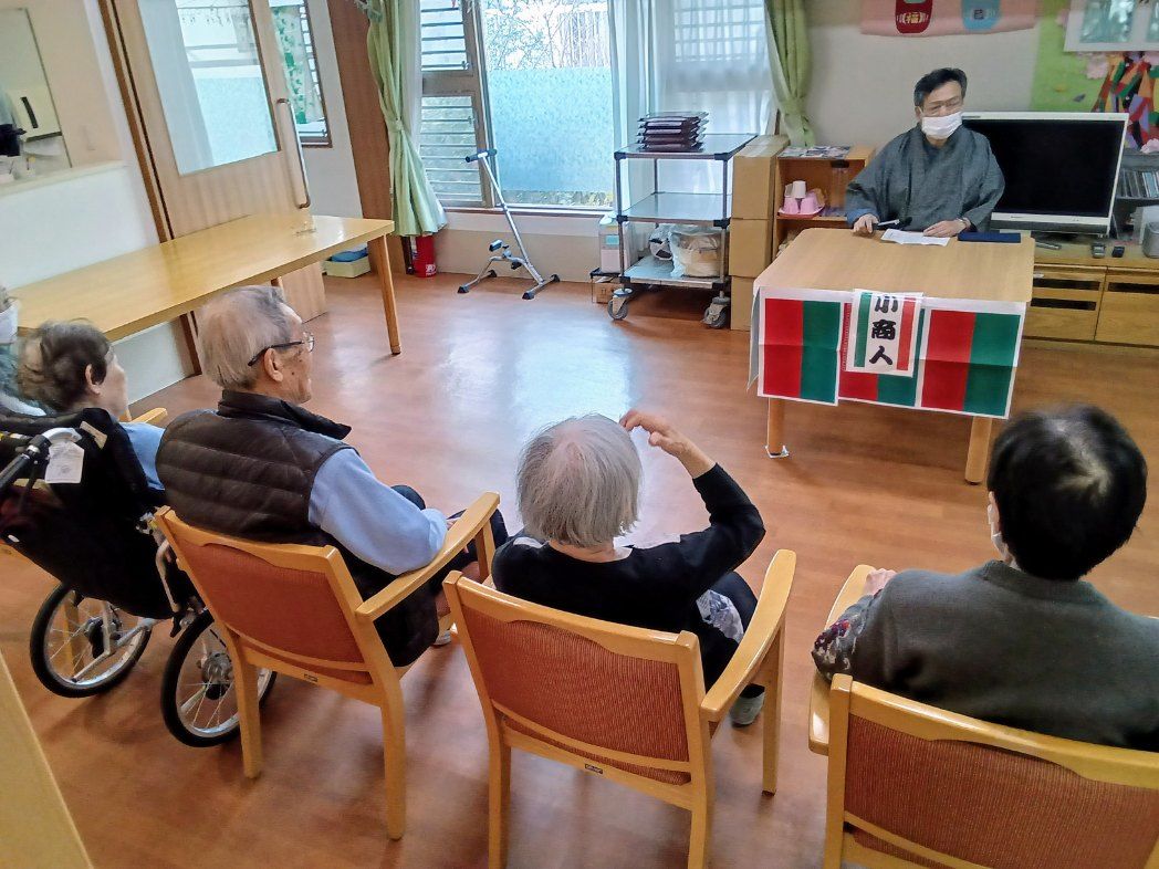 談話を楽しむ集会所