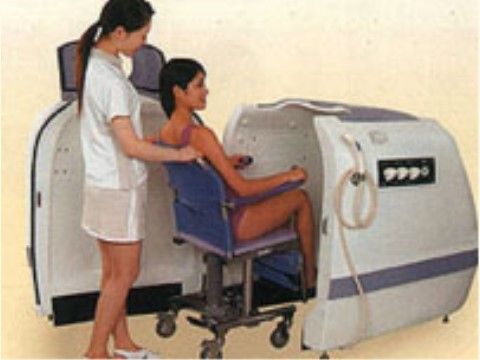 立ち上がるのが困難な方は、介護用入浴機器を利用できる。入居者様皆さまがバスタイムを楽しみリフレッシュできる。