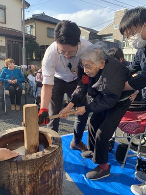 餅つき大会③