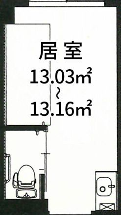 やさしい手東大阪楠根の居室の間取り図