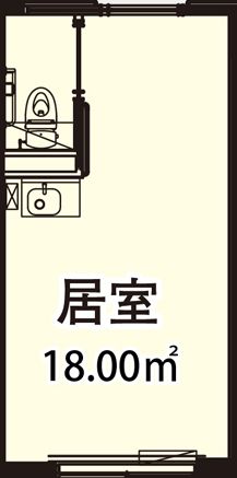 フォーユー東淀川の居室の間取り図