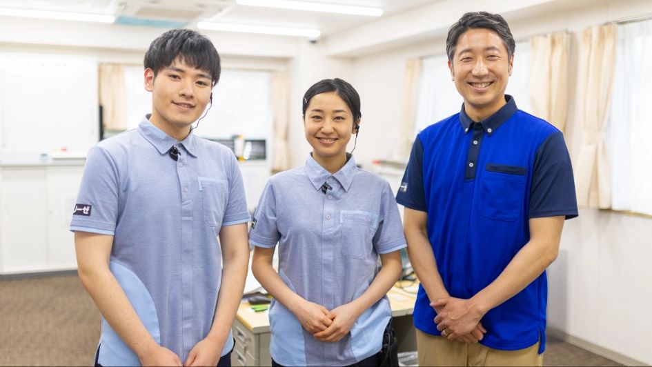 イリーゼかしわ豊四季のヘルパーステーション。いつでもスタッフが待機していますので、何かあればすぐにお申し出ください。
