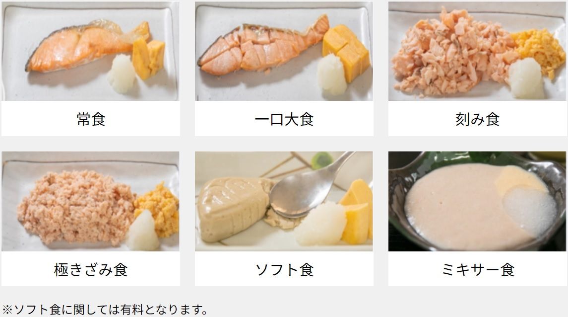 肉の炒め物とサラダとごはんと味噌汁のセット