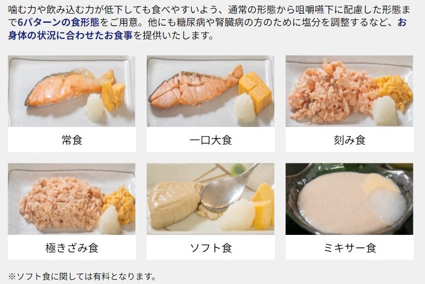 刻んだ肉の炒め物とサラダや味噌汁のセット
