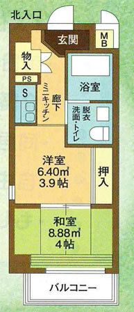 エル・ファミーユの間取りの間取り図