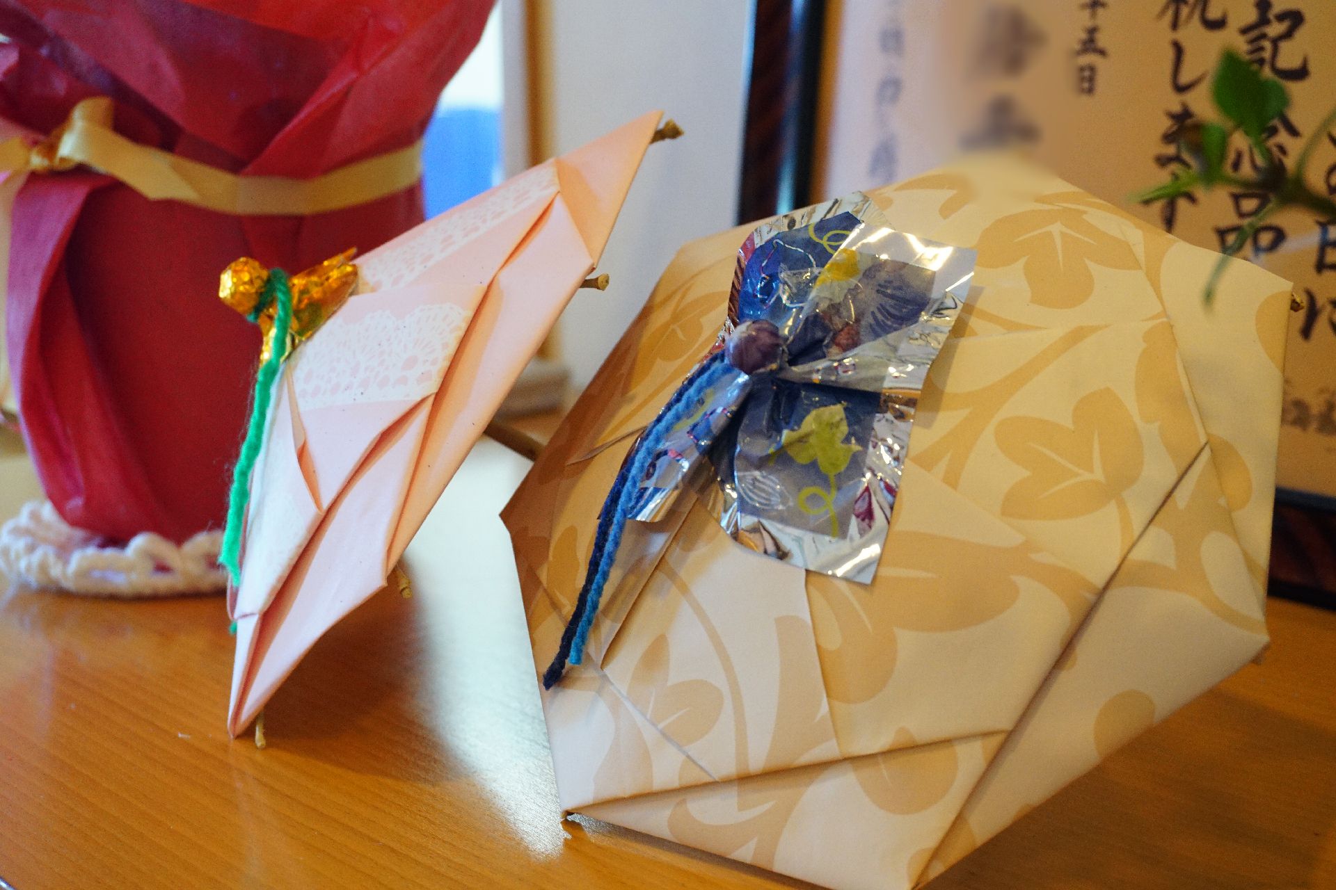 入居者がレクリエーションなどの時間に作成した掲示物