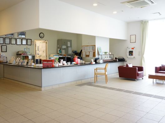 事務のカウンター