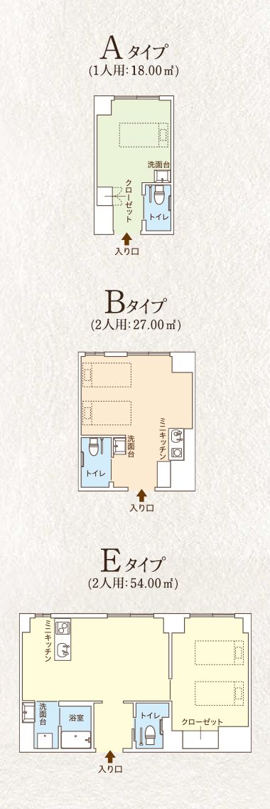 ココファン北本の居室の間取り図