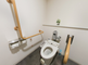 バリアフリーのトイレ設備