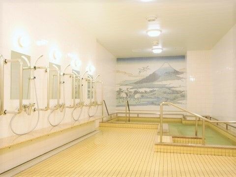 ウィステリア清田の女性用浴室。銭湯のような大浴場。