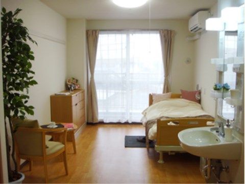 ベストライフ朝霞の居室。毎日を自分らしく過ごすことのできる居室をご用意しています。居室は完全個室制となっております。