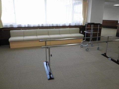 「ベストライフふじみ野」の機能訓練室。スタッフが入居者様に合わせた、リハビリプログラムを用意している。