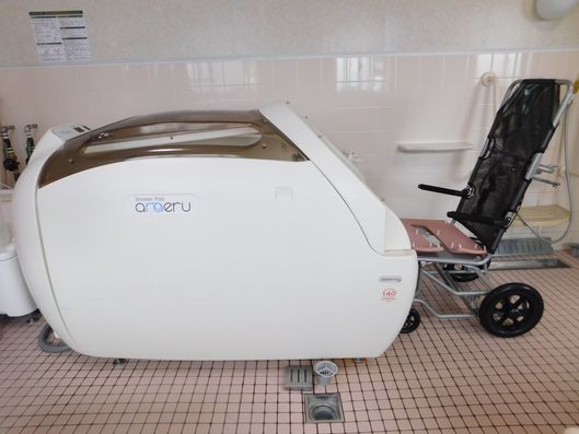 地域初導入のミスト浴槽