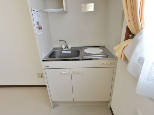 寝室内キッチン