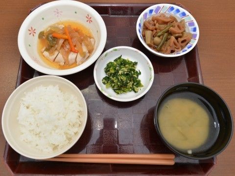 「ふるさとホーム北前橋」の食事。