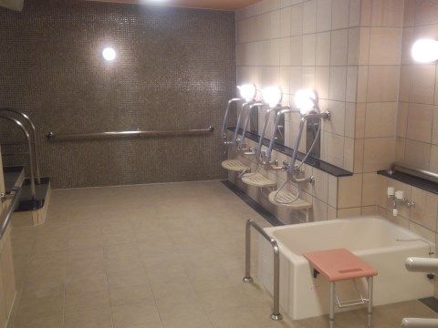 あんしんホーム白岡の浴室。
