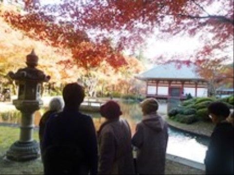 「アクティブライフ箕面」の外出。場所によって、眺められる景色も変わるのでリフレッシュが行える。