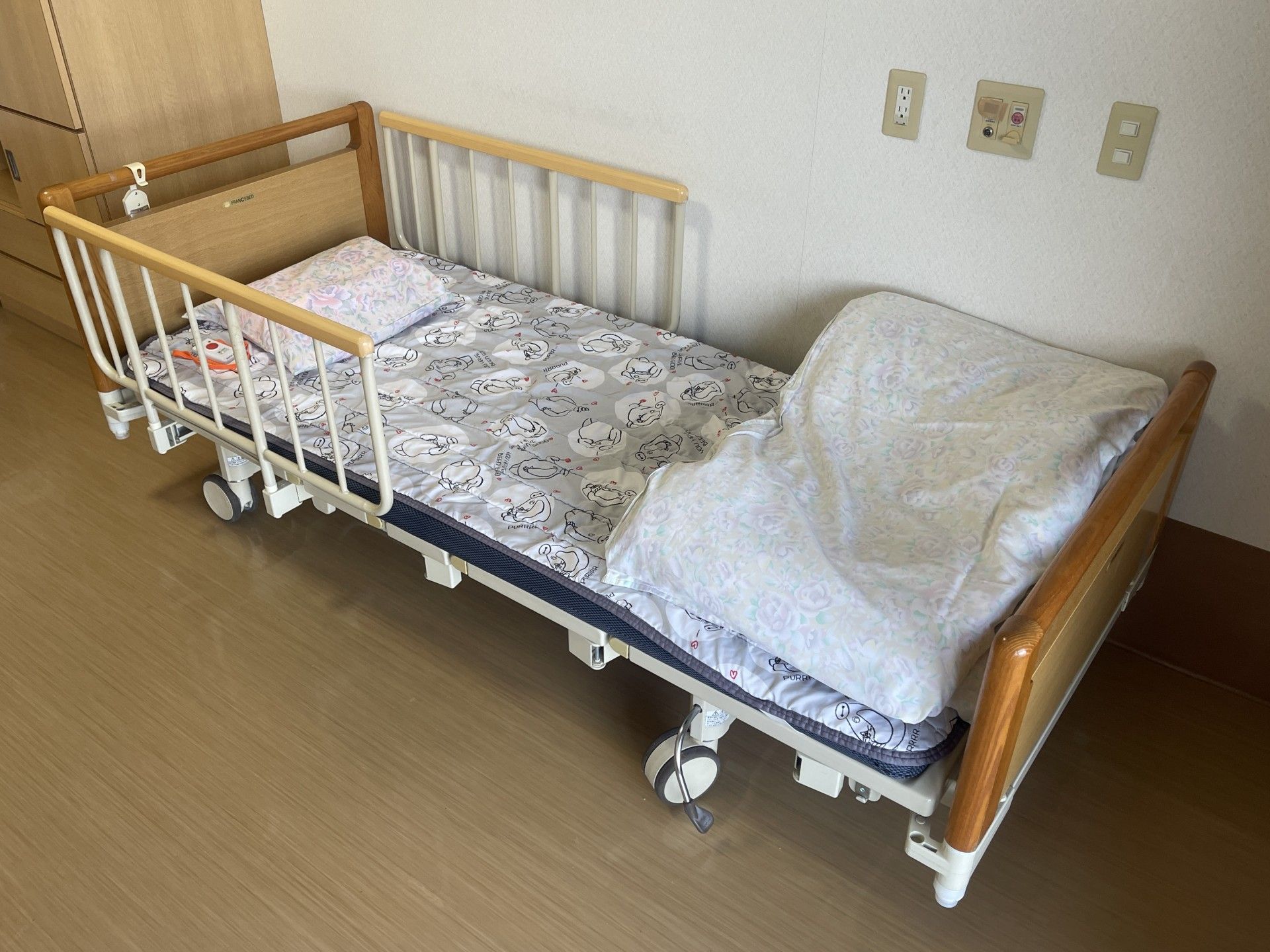 快適なベッドの部屋