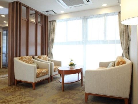グランダ中村橋弐番館の1Fラウンジ。オープンスペースなので気軽に利用することができます。