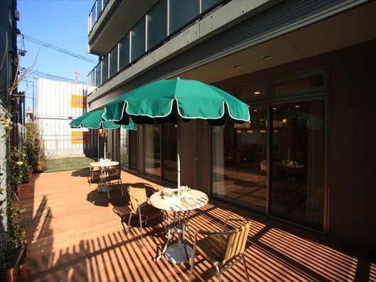 1F ウッドデッキテラス