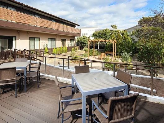 1F ウッドデッキテラス