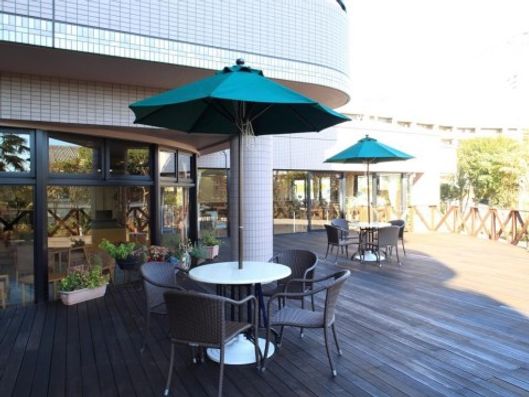 1F ウッドデッキ