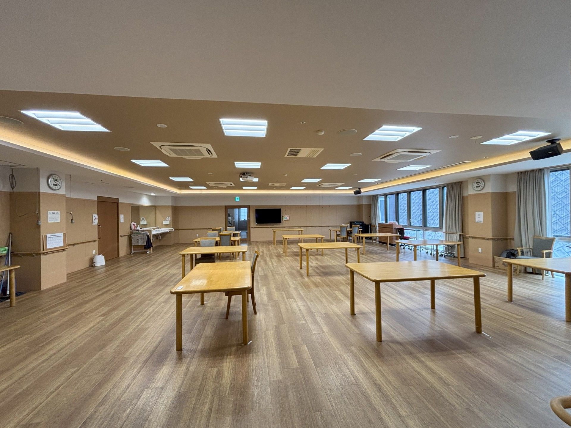 広々とした共有スペース