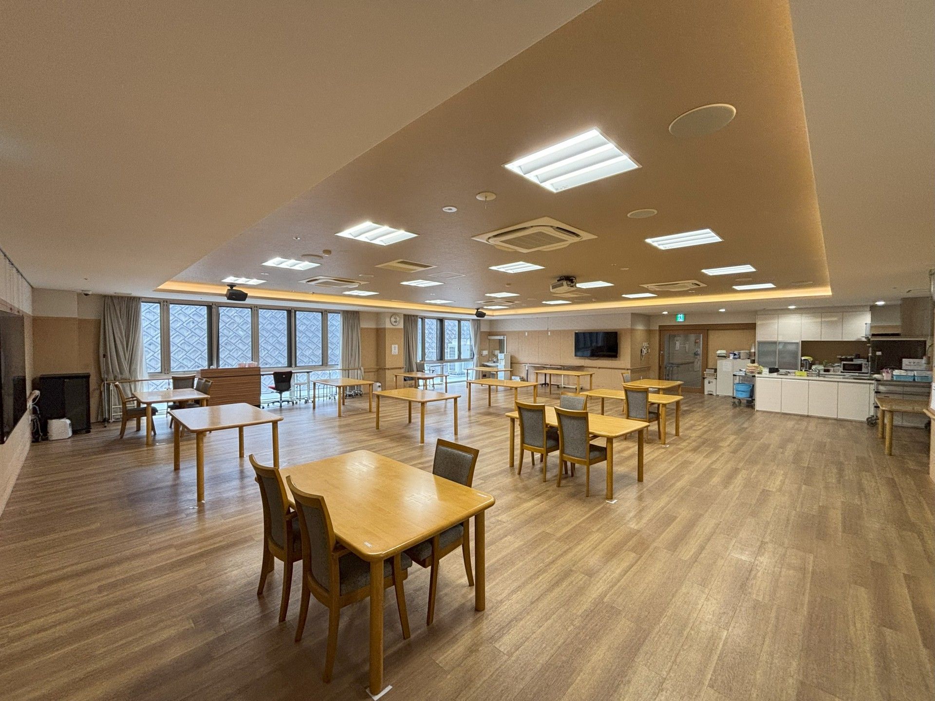 広々とした共有スペース