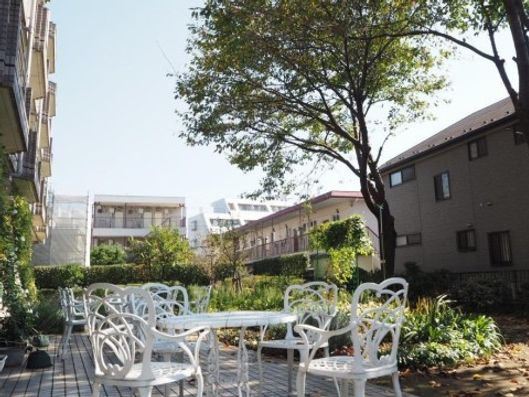 1F ウッドデッキテラス