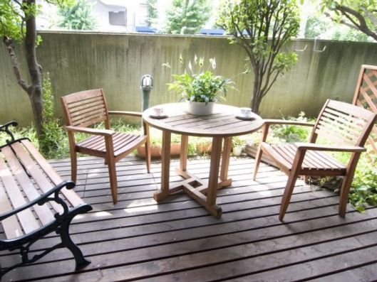 1F ウッドデッキテラス