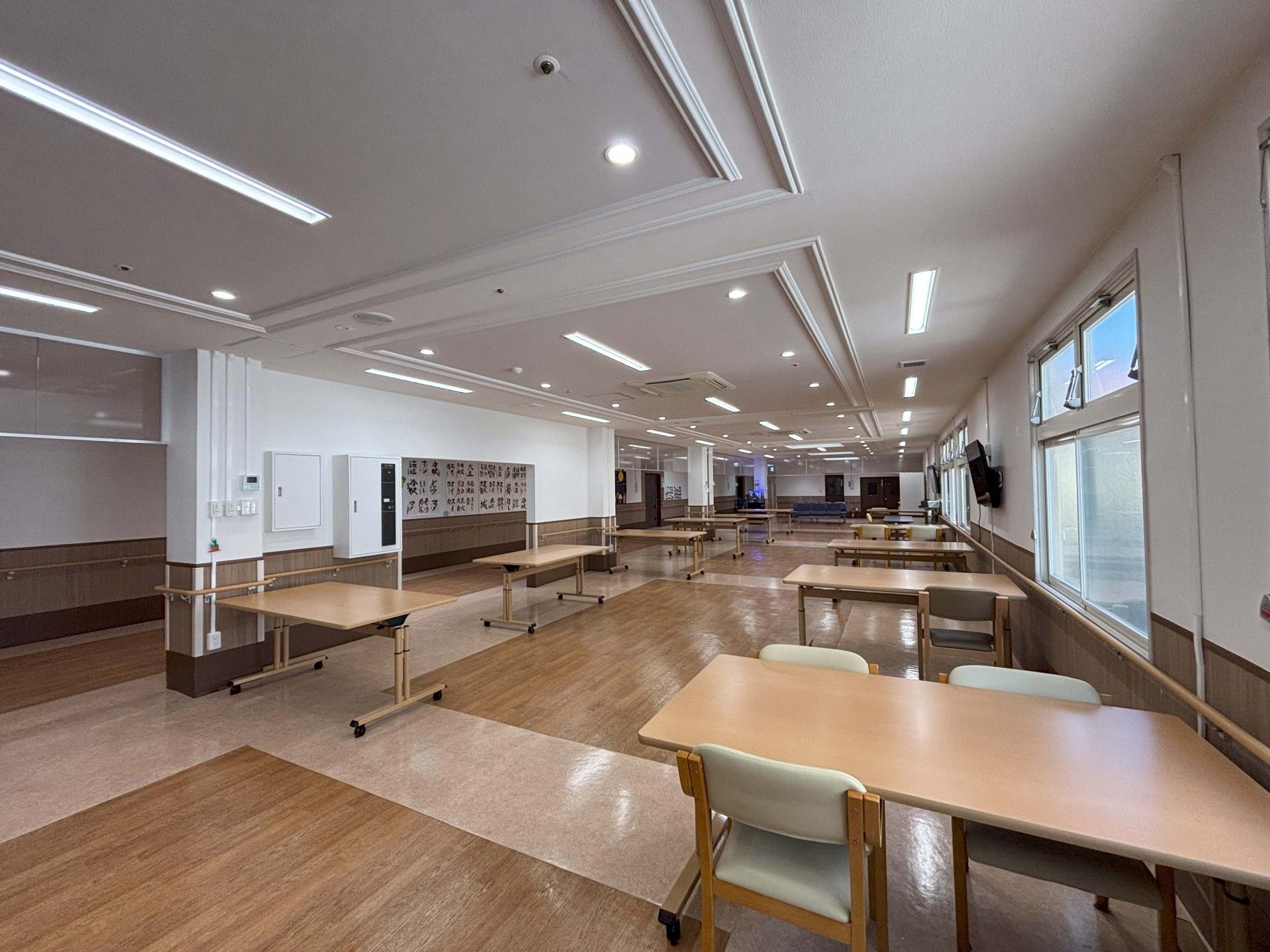 広々とした共有スペース
