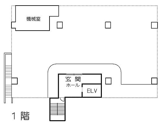 生活支援付高齢者住宅・仁の1階のフロアマップ
